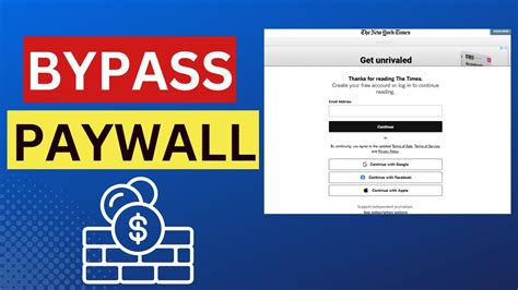 news paywall bypass|Bye Bye Paywall